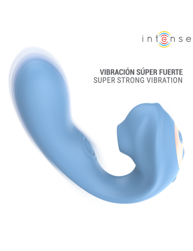 INTENSE - GINA MULTIFUNCTION CLITORAL STIMULATOR BLUE