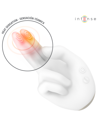INTENSE - JIMMY HAND-SHAPED MULTIFUNCTION STIMULATOR WITH VIBRATION AND HEAT