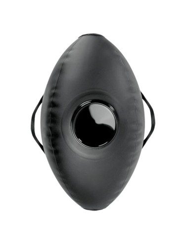 FETISH FANTASY SERIES - BODY DOCK INFLATABLE LOVE BALL WITH DILDO BLACK 41.9 CM