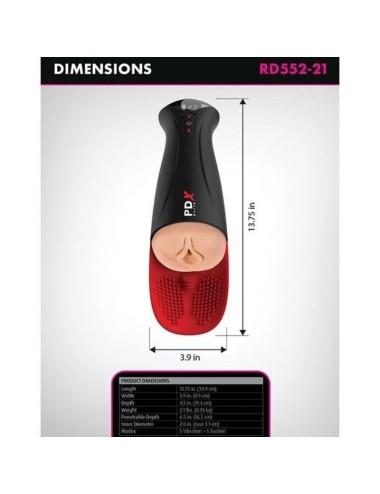 PDX ELITE - FUCK-O-MATIC PRO XL AUTOMATIC MASTURBATOR 42 CM