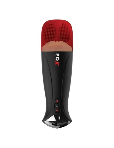 PDX ELITE - FAP-O-MATIC PRO XL AUTOMATIC VIBRATING STROKER BROWN 34.9 CM