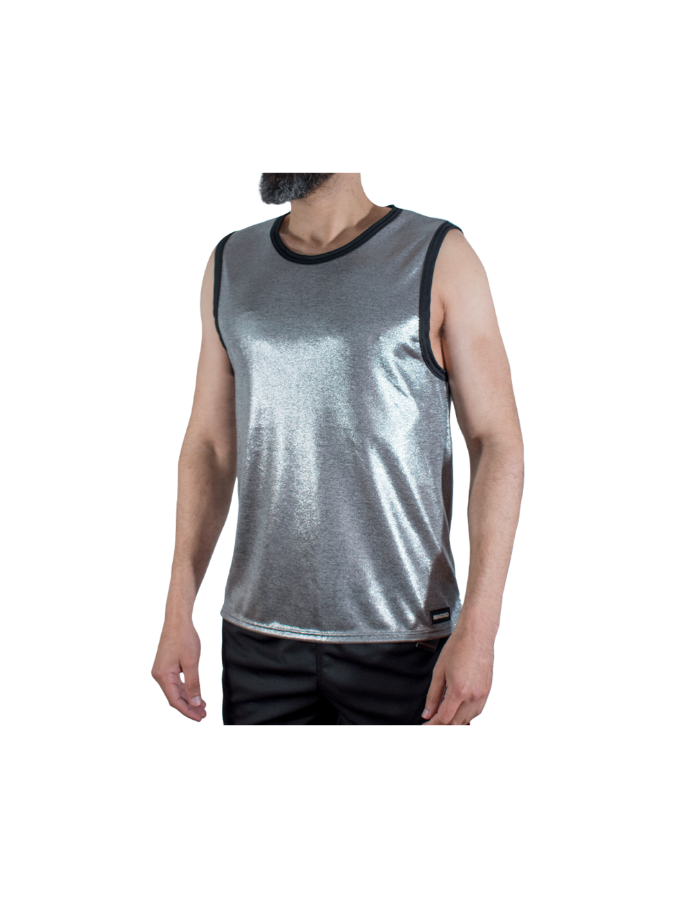 MACHO - FINE GLITTER T-SHIRT L/XL