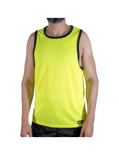 MACHO - CMV001 YELLOW GYM T-SHIRT S/M