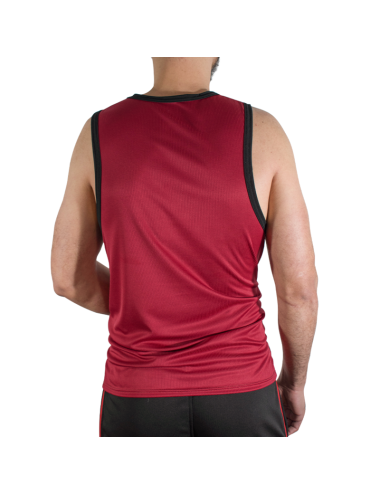 MACHO - CMV003 MAROON GYM T-SHIRT L/XL