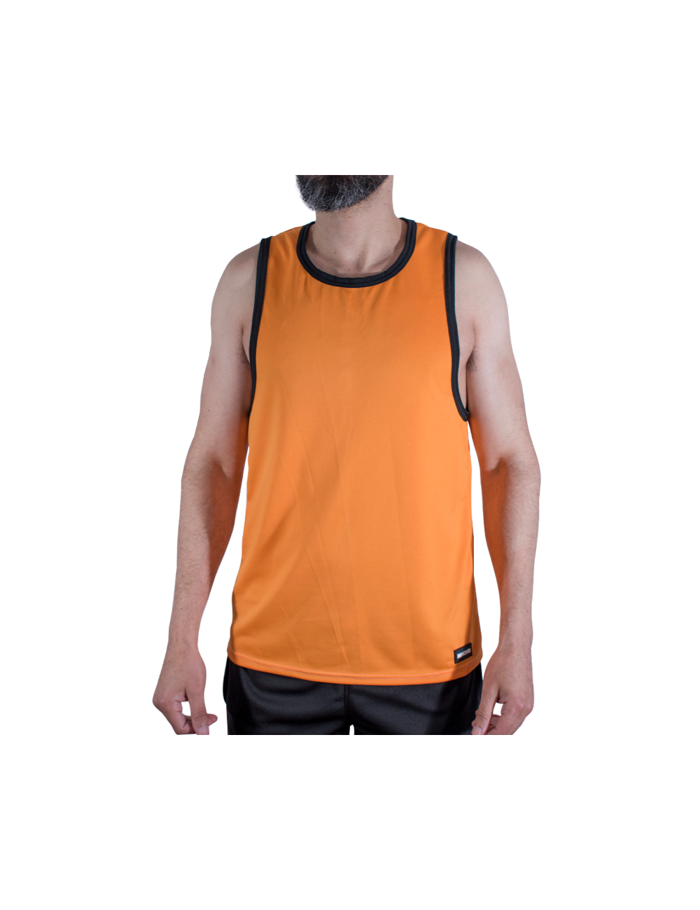 MACHO - CMV005 ORANGE GYM T-SHIRT S/M