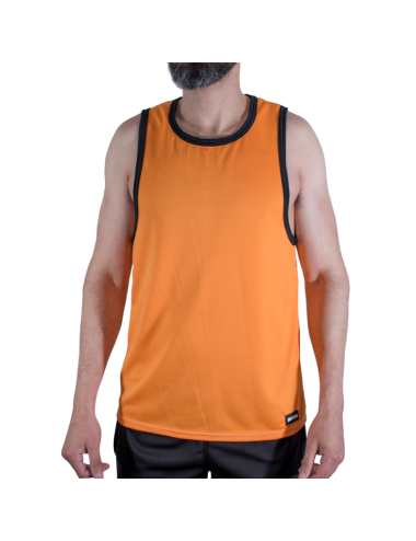 MACHO - CMV005 ORANGE GYM T-SHIRT L/XL