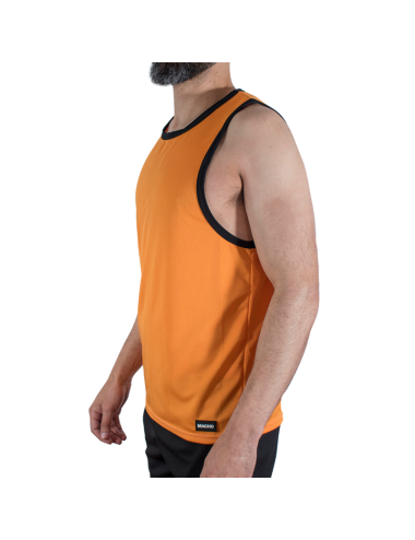 MACHO - CMV005 ORANGE GYM T-SHIRT L/XL