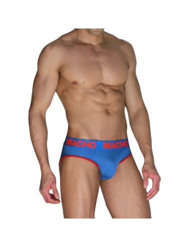 MACHO - MCH005 CLASSIC SLIP BLUE + RED S