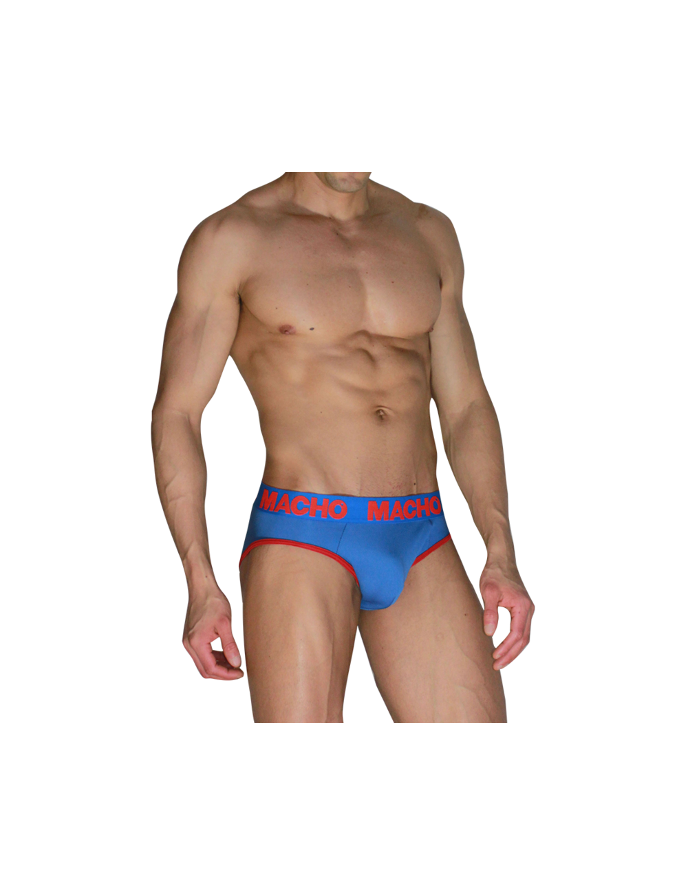 MACHO - MCH005 CLASSIC SLIP BLUE + RED L