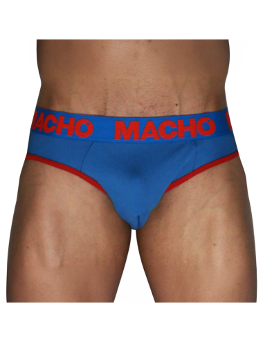 MACHO - MCH005 CLASSIC SLIP BLUE + RED XL