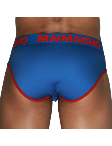 MACHO - MCH005 CLASSIC SLIP BLUE + RED XL
