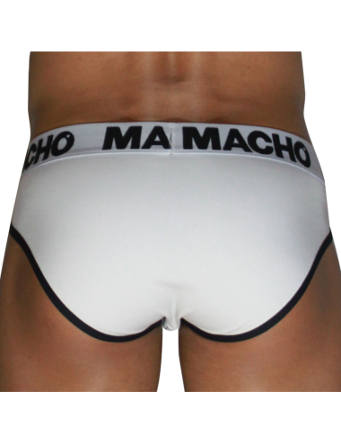 MACHO - MCH006 CLASSIC SLIP WHITE + BLACK XL