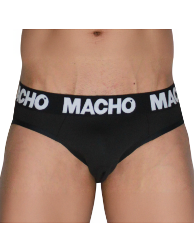 MACHO  - MCH007  CLASSIC SLIP BLACK + BLACK M