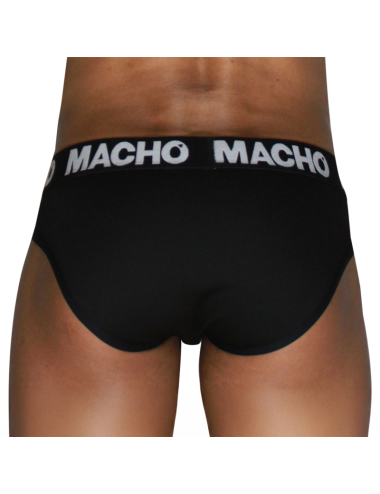 MACHO  - MCH007  CLASSIC SLIP BLACK + BLACK L