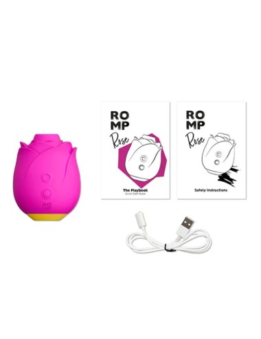 ROMP - ROSE 2.0 CLITORAL SUCTION TOOL PINK SHAPE LIMITED EDITION