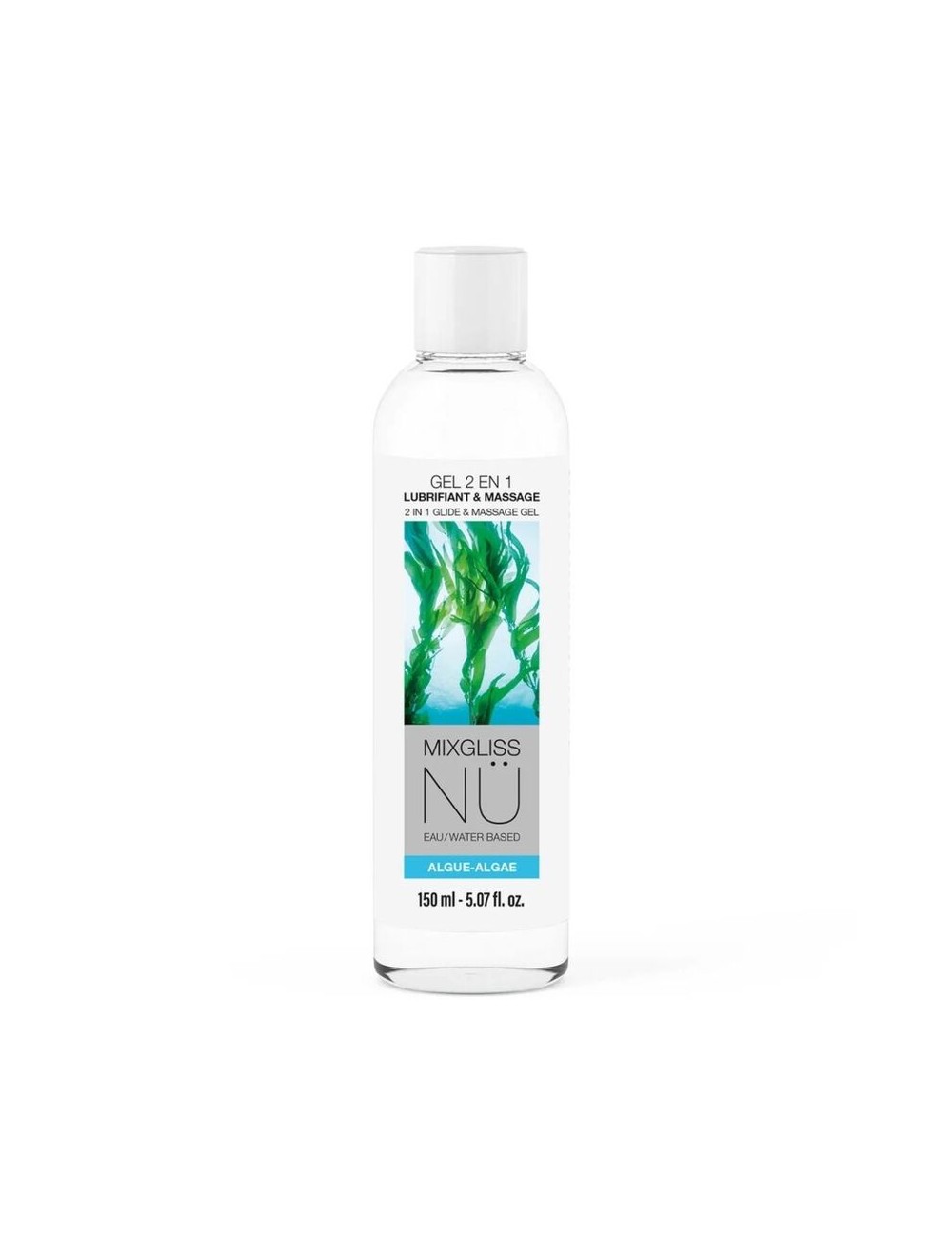 MIXGLISS - 2 IN 1 WATER-BASED LUBRICANT AND MASSAGE GEL NURU ALGAE 150 ML