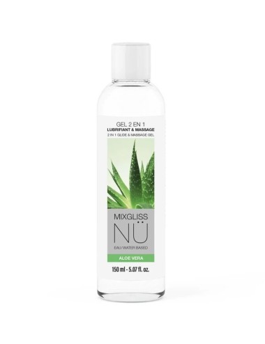MIXGLISS - 2 IN 1 WATER-BASED LUBRICANT AND MASSAGE GEL NURU ALOE VERA 150 ML