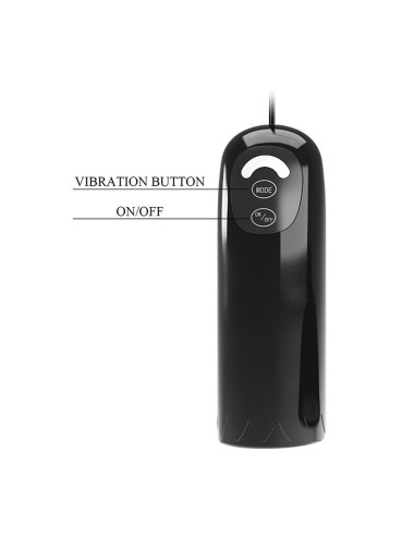 PRETTY LOVE - ROTATING NIPPLE SUCTION STIMULATOR BLACK