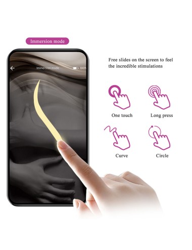 PRETTY LOVE - KLAY THRUSTING EGG VIBRATOR APP CONTROL PURPLE