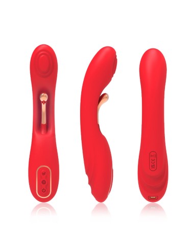 ARMONY - VIBRATOR WITH OSCILLATING TONGUE RED