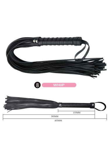PRETTY LOVE - 8 PIECE BDSM KIT BLACK