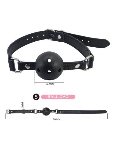 PRETTY LOVE - 8 PIECE BDSM KIT BLACK