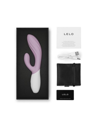 LELO - INA TWIST DOUBLE VIBRATOR RABBIT FOR G-SPOT AND CLITORIS PINK