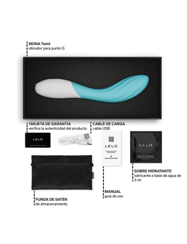 LELO - MONA TWIST RECHARGEABLE APP-CONTROLLED G-SPOT VIBRATOR LAVENDER