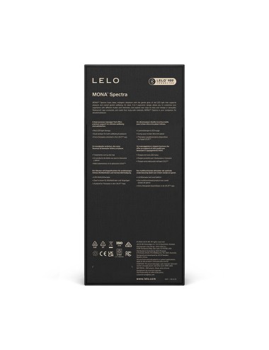 LELO - MONA SPECTRA RED LIGHT INTIMATE MASSAGER RECHARGEABLE APP-CONTROLLED