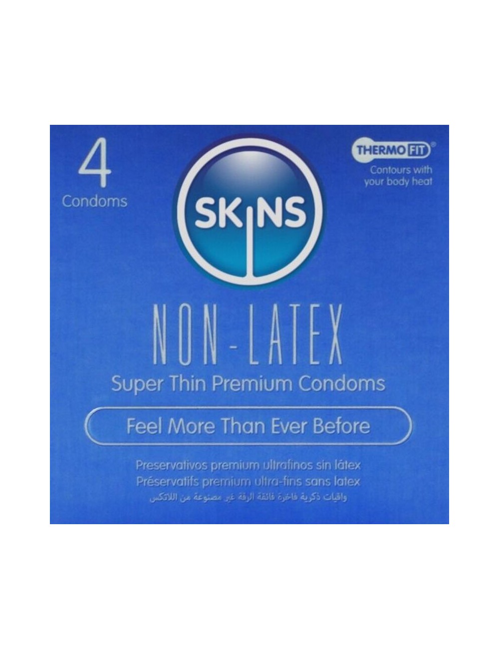 SKINS - LATEX-FREE CONDOMS PACK OF 4