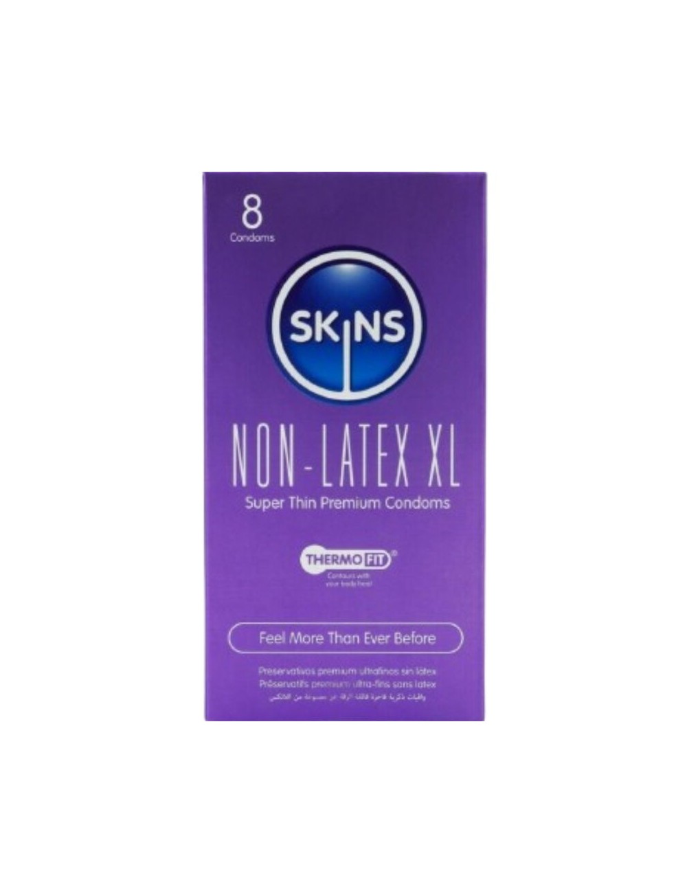 SKINS - LATEX-FREE CONDOMS XL PACK OF 4