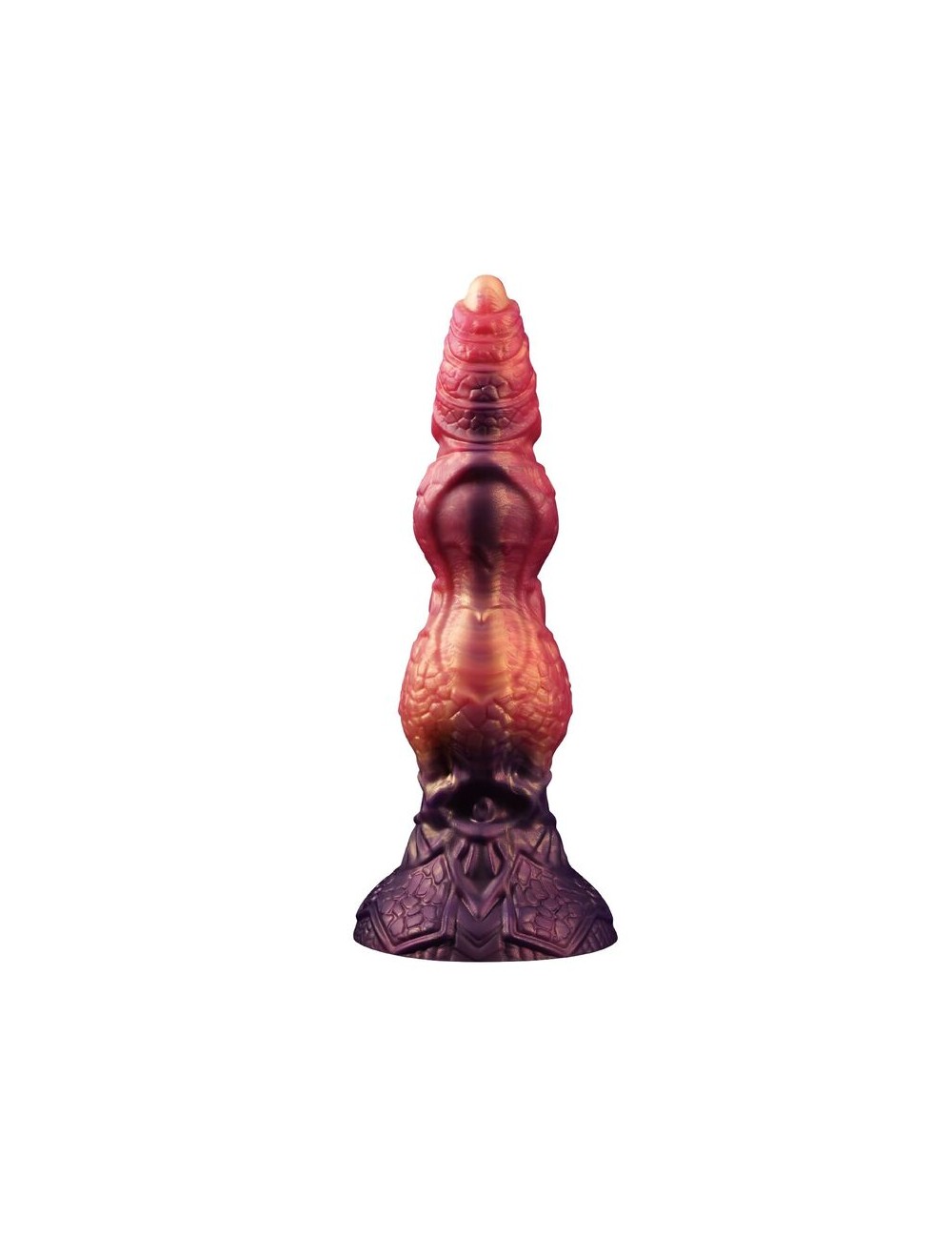 POWER MONSTERS - SAVAGE BEASTLORD TRICOLOR FANTASY SILICONE DILDO 24 CM Ø 5 CM