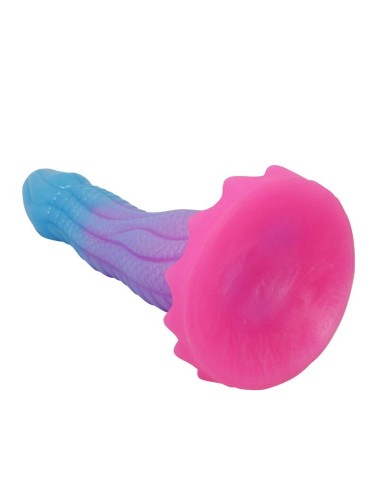 POWER MONSTERS - VOID PYTHON FANTASY DILDO WITH SUCTION CUP 20.5 CM Ø 5.2 CM BLUE, PURPLE & PINK