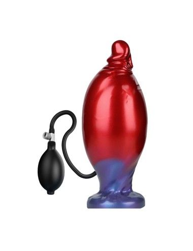 POWER MONSTERS - SHADOW BEHEMOTH BICOLOR INFLATABLE FANTASY SILICONE DILDO 22 CM Ø 5 CM