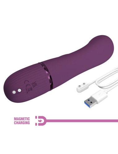 PRETTY LOVE - MARGIE RECHARGEABLE RABBIT VIBRATOR 10 FUNCTIONS PURPLE