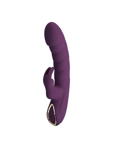 PRETTY LOVE - HARPER RECHARGEABLE RABBIT VIBRATOR 10 FUNCTIONS PURPLE