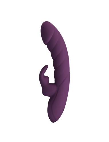 PRETTY LOVE - HARPER RECHARGEABLE RABBIT VIBRATOR 10 FUNCTIONS PURPLE
