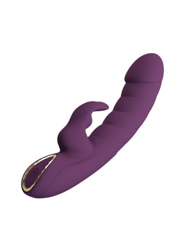 PRETTY LOVE - HARPER RECHARGEABLE RABBIT VIBRATOR 10 FUNCTIONS PURPLE