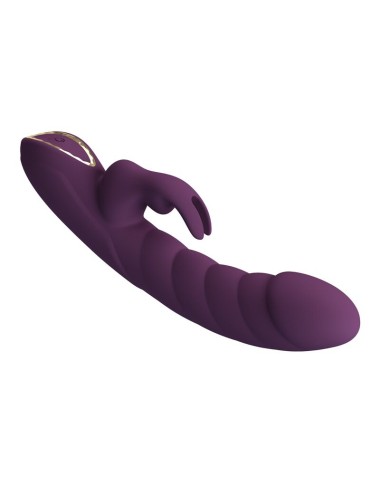 PRETTY LOVE - HARPER RECHARGEABLE RABBIT VIBRATOR 10 FUNCTIONS PURPLE