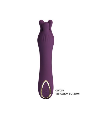 PRETTY LOVE - LUNAO RECHARGEABLE VIBRATOR 10 FUNCTIONS PURPLE