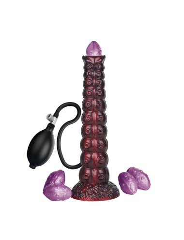 POWER MONSTERS - VOIDCLAW BRUTE BICOLOR INFLATABLE FANTASY SILICONE DILDO 29 CM Ø 5.7 CM