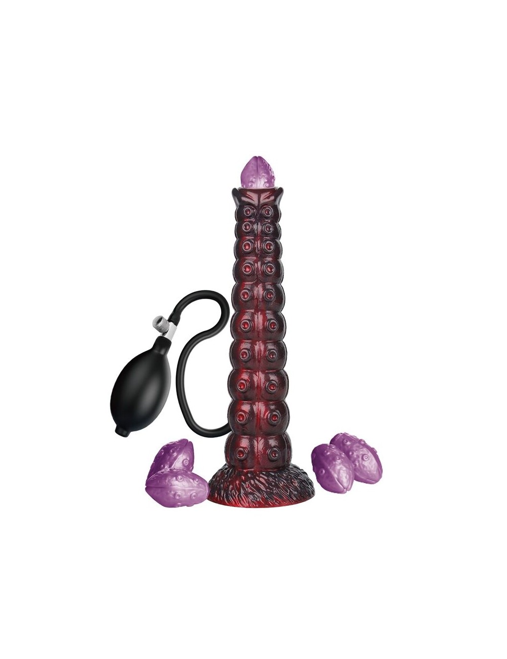 POWER MONSTERS - VOIDCLAW BRUTE BICOLOR INFLATABLE FANTASY SILICONE DILDO 29 CM Ø 5.7 CM