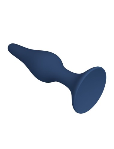 MR PLAY - TAPERED SILICONE ANAL PLUG BLUE XL