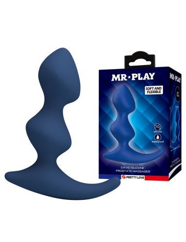 MR PLAY - ERGONOMIC BLUE ANAL PLUG