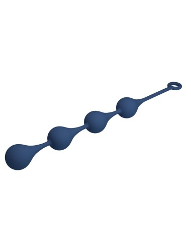 MR PLAY - BLUE SILICONE ANAL BEADS SIZE XL 52.5 CM