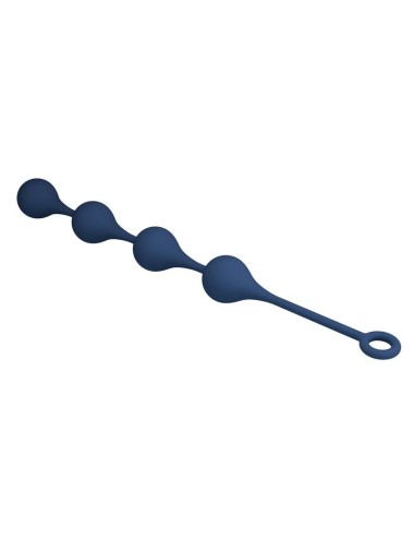MR PLAY - BLUE SILICONE ANAL BEADS SIZE XL 52.5 CM