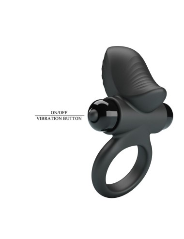 PRETTY LOVE - ADRIEN VIBRATING PENIS RING 10 FUNCTIONS BLACK