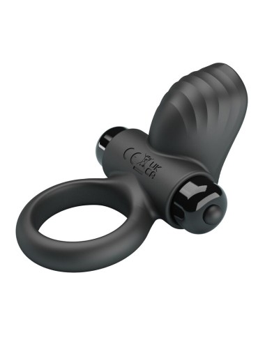 PRETTY LOVE - ADRIEN VIBRATING PENIS RING 10 FUNCTIONS BLACK