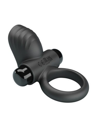 PRETTY LOVE - ADRIEN VIBRATING PENIS RING 10 FUNCTIONS BLACK