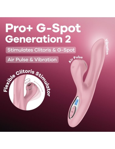SATISFYER - PRO+ G-SPOT GENERATION 2 PINK